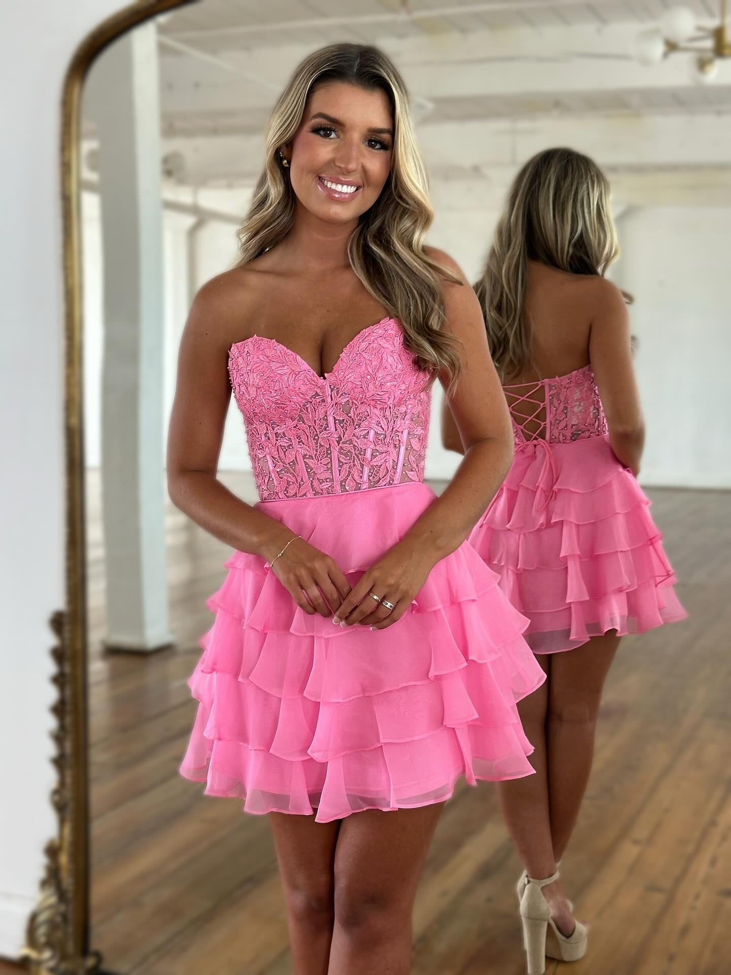 Stylish A Line Sweetheart Homecoming Dress