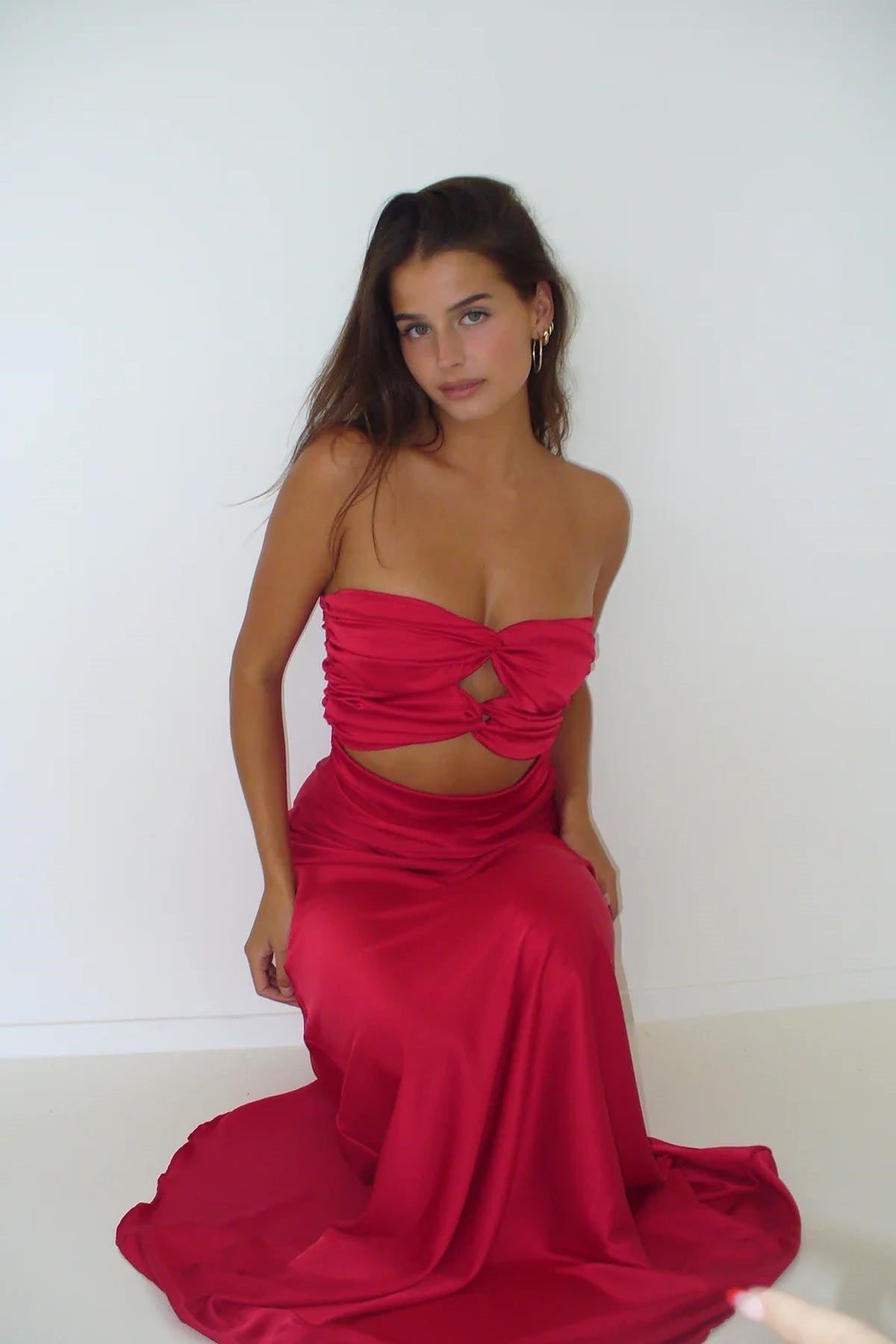 Simple Sheath Sweetheart Prom Dress
