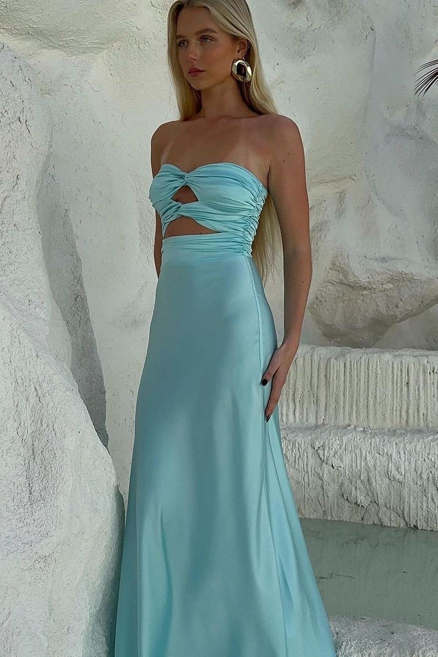 Simple Sheath Sweetheart Prom Dress