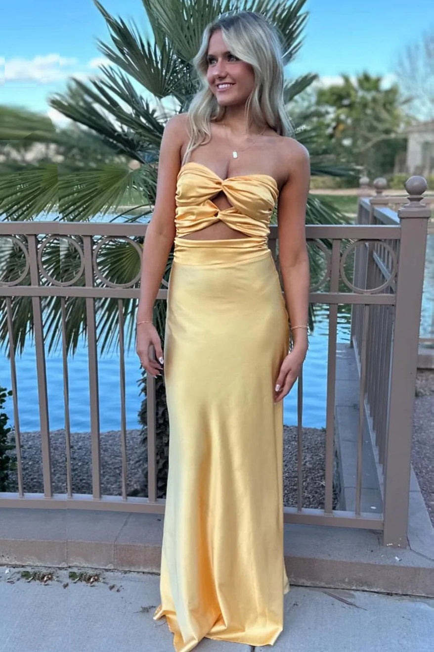 Simple Sheath Sweetheart Prom Dress