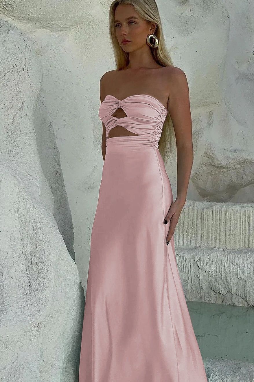 Simple Sheath Sweetheart Prom Dress
