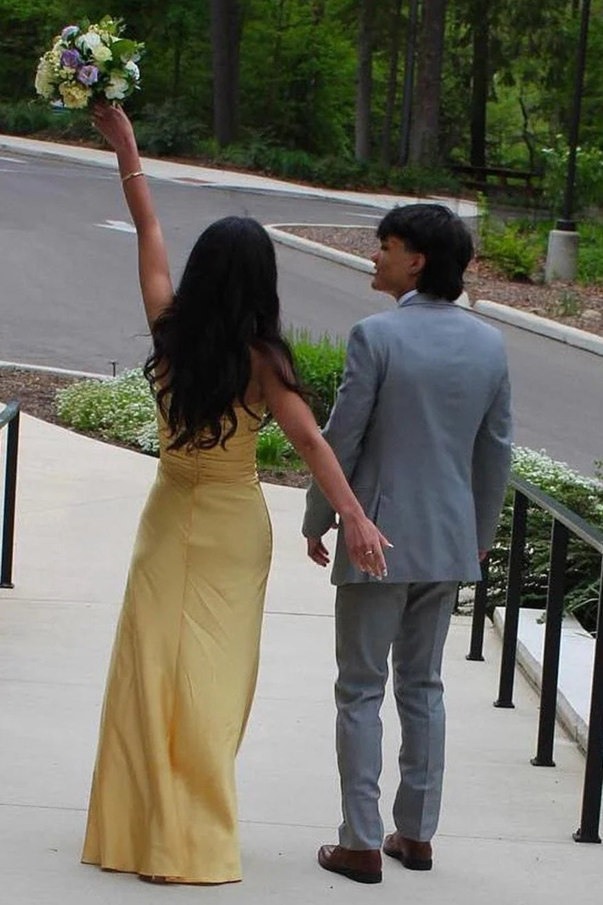 Simple Sheath Sweetheart Prom Dress