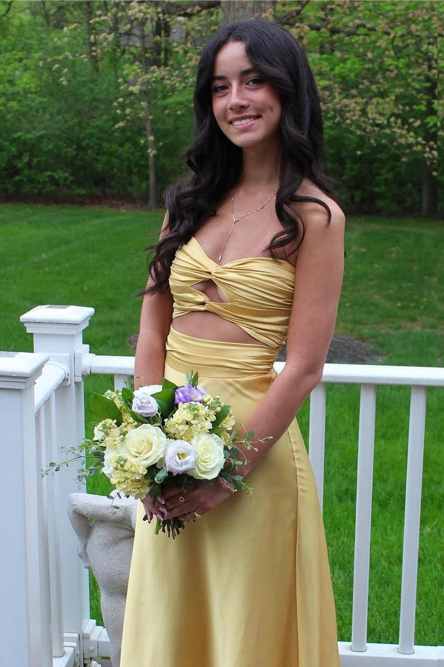 Simple Sheath Sweetheart Prom Dress