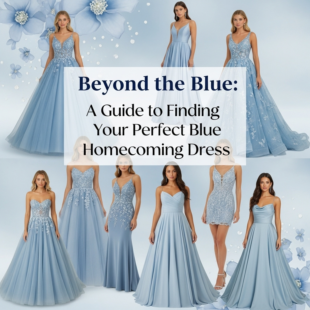 A Guide to Finding Your Perfect Blue Homecoming Dress