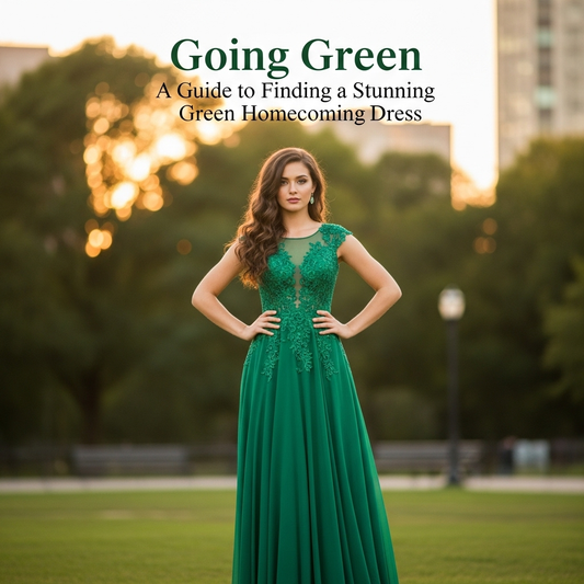 A Guide to Finding a Stunning Green Homecoming Dress