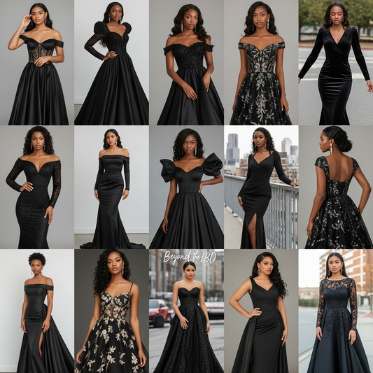 Beyond the LBD: 15 Black Homecoming Dresses for a Stunning Look