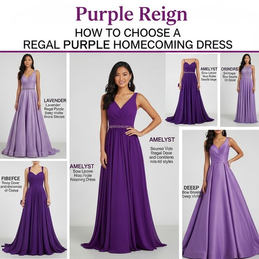 Purple Reign: How to Choose a Regal Purple Homecoming Dress