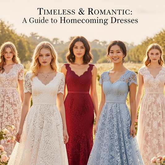 Timeless & Romantic: A Guide to Lace Homecoming Dresses
