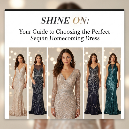 Shine On: Your Guide to Choosing the Perfect Sequin Homecoming Dress